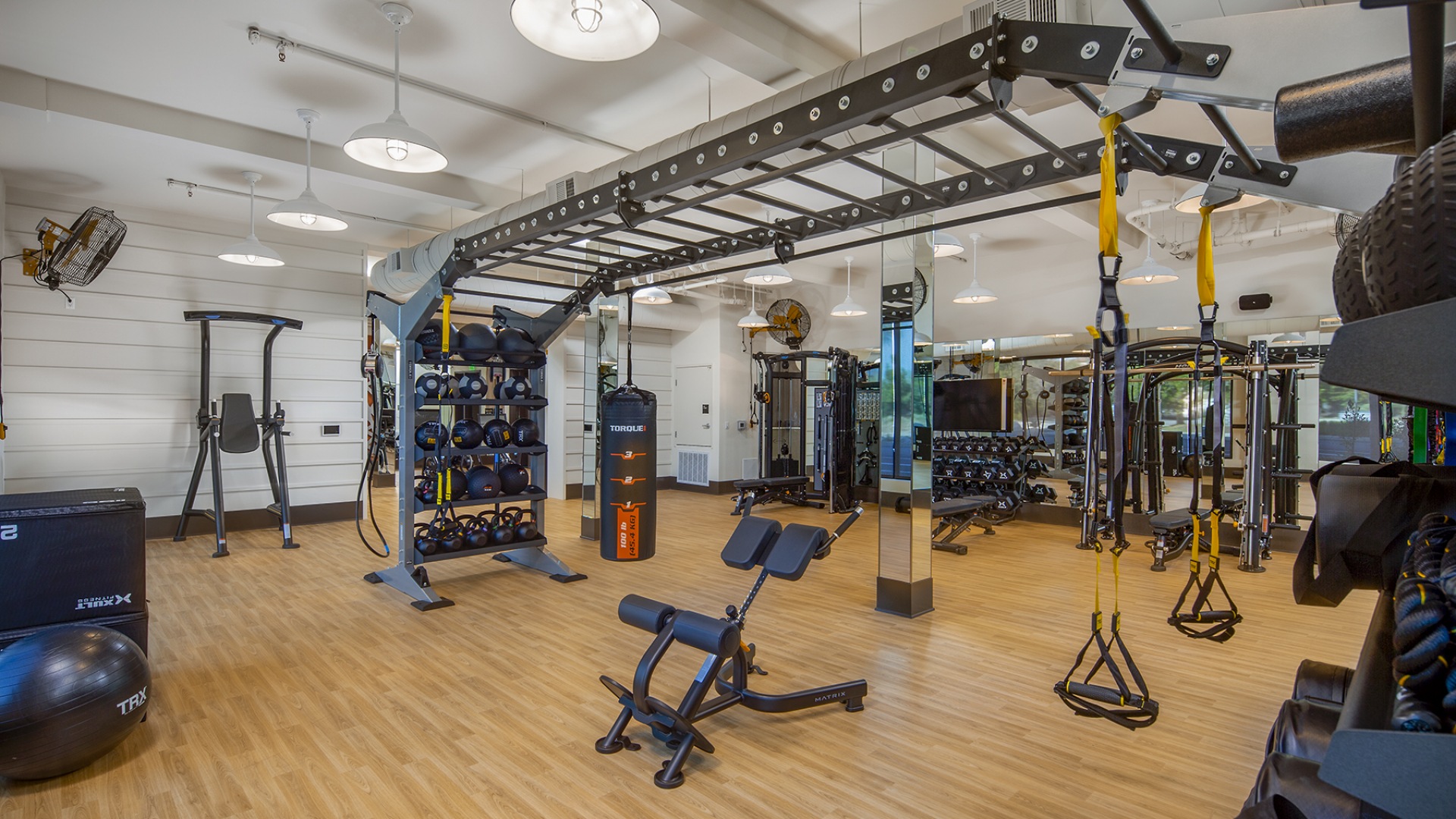Fitness Center weights and equipment